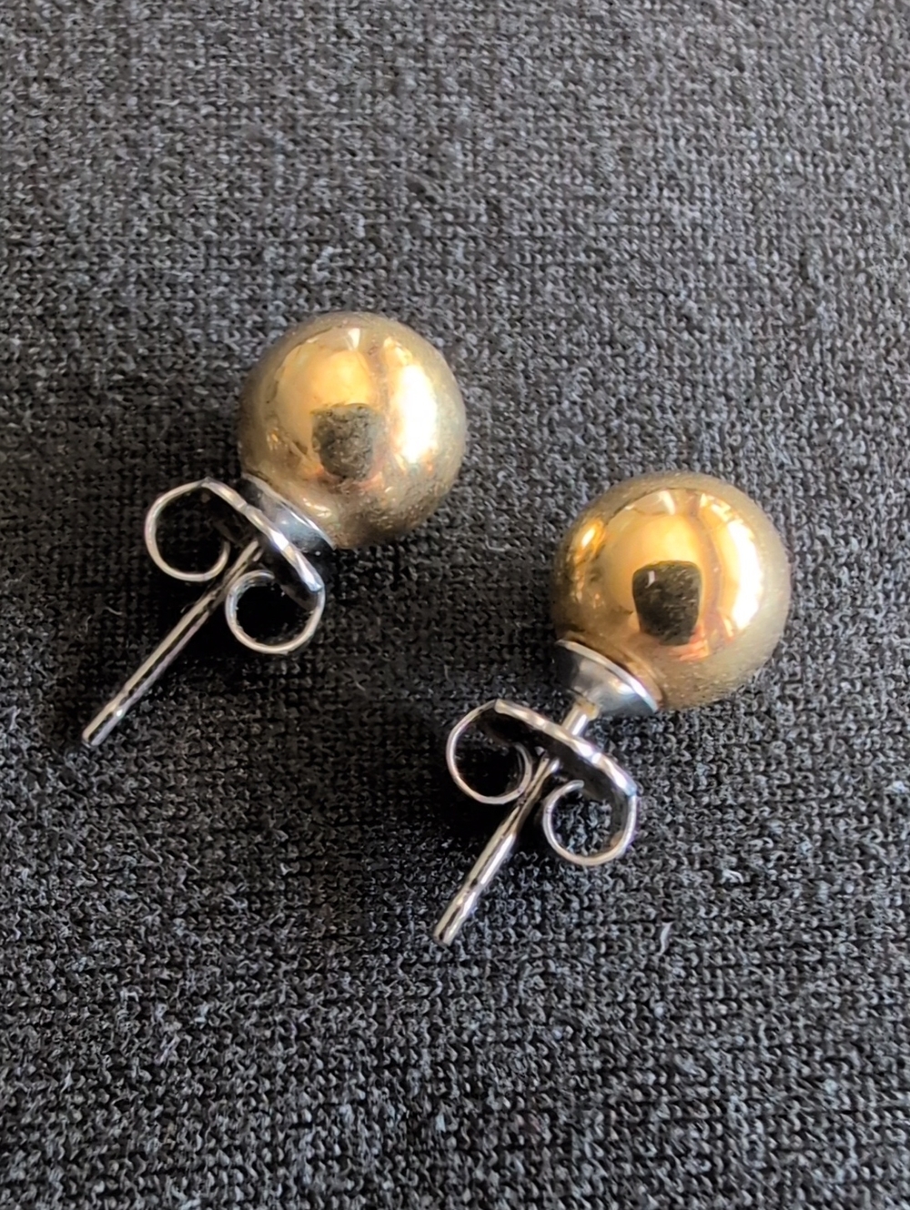 Gold Ball Stud Earrings - Elegant Women’s Jewelry